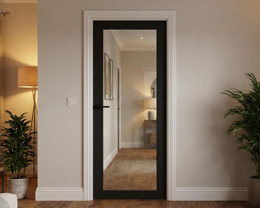 Heritage 1 Light Black Door