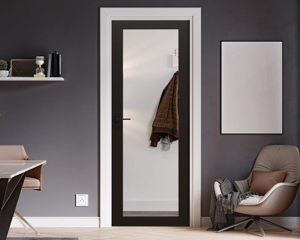 Heritage 1 Light Black Door