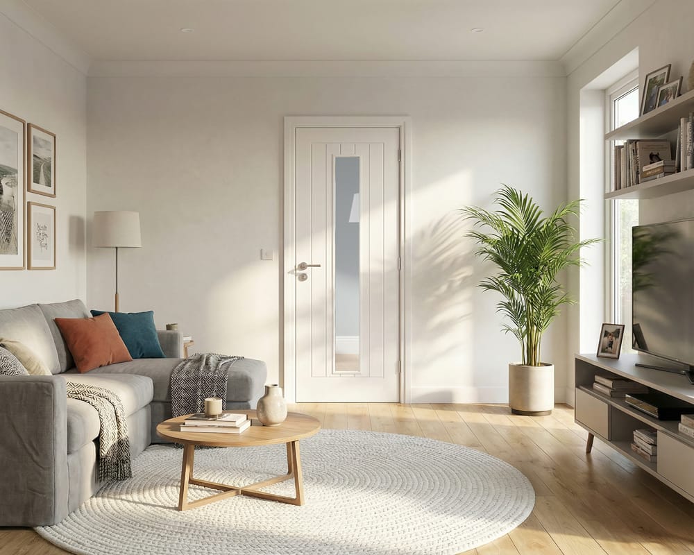 Mexicano White Glazed Door Mexicano White Glazed Door