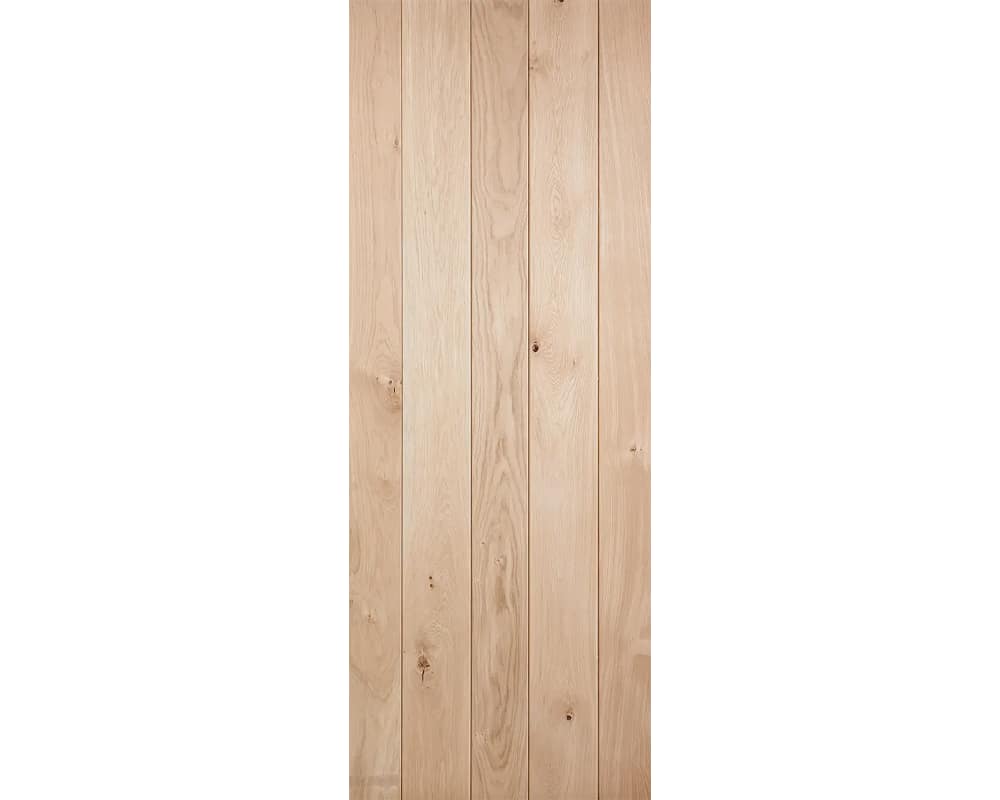 Oak Solid Oak Ledged Door Oak Solid Oak Ledged Door