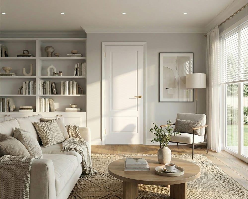 White Brooklyn 2 Panel Door White Brooklyn 2 Panel Door