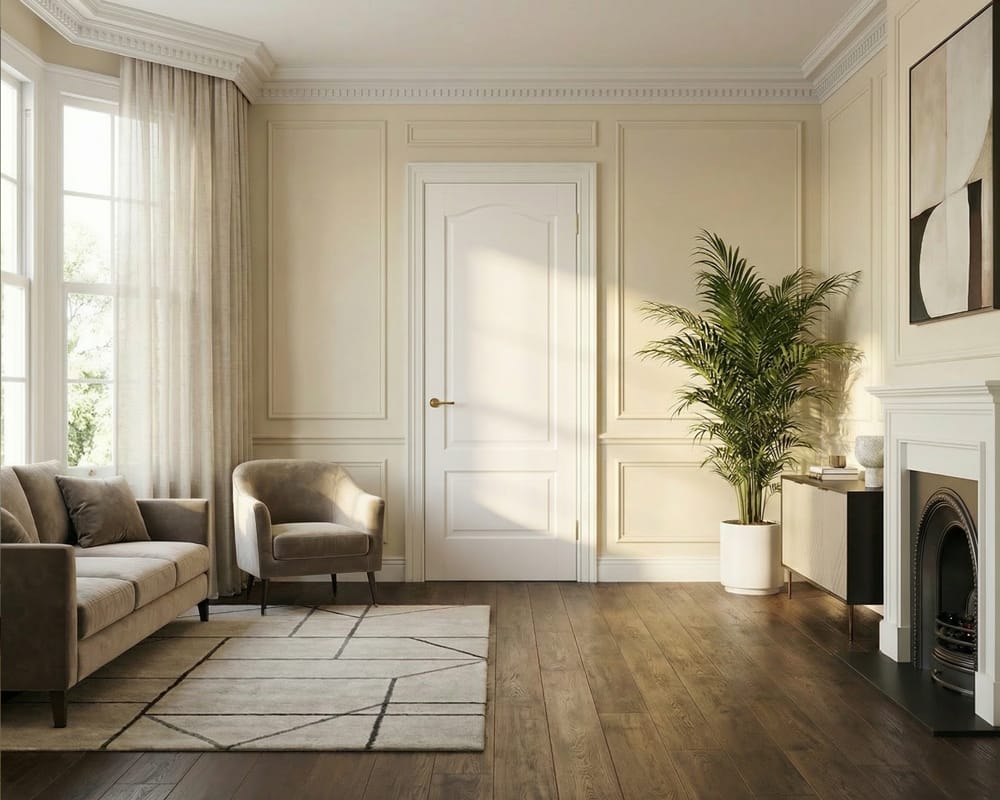 White Kent 2 Panel Door White Kent 2 Panel Door