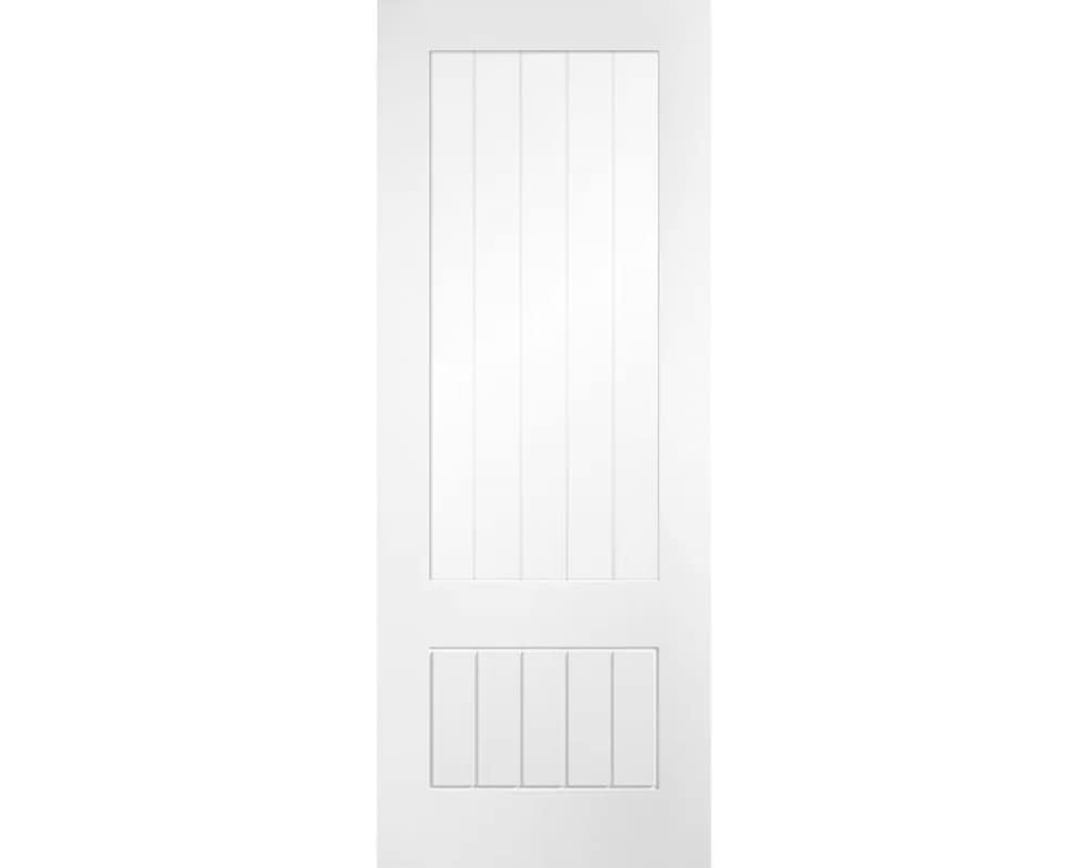 White Mexicano Three Quarter Glazed Door White Mexicano Three Quarter Glazed Door