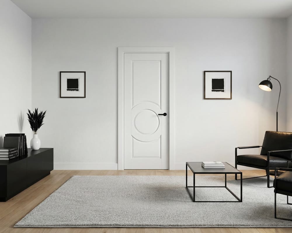 White Montpellier Door White Montpellier Door