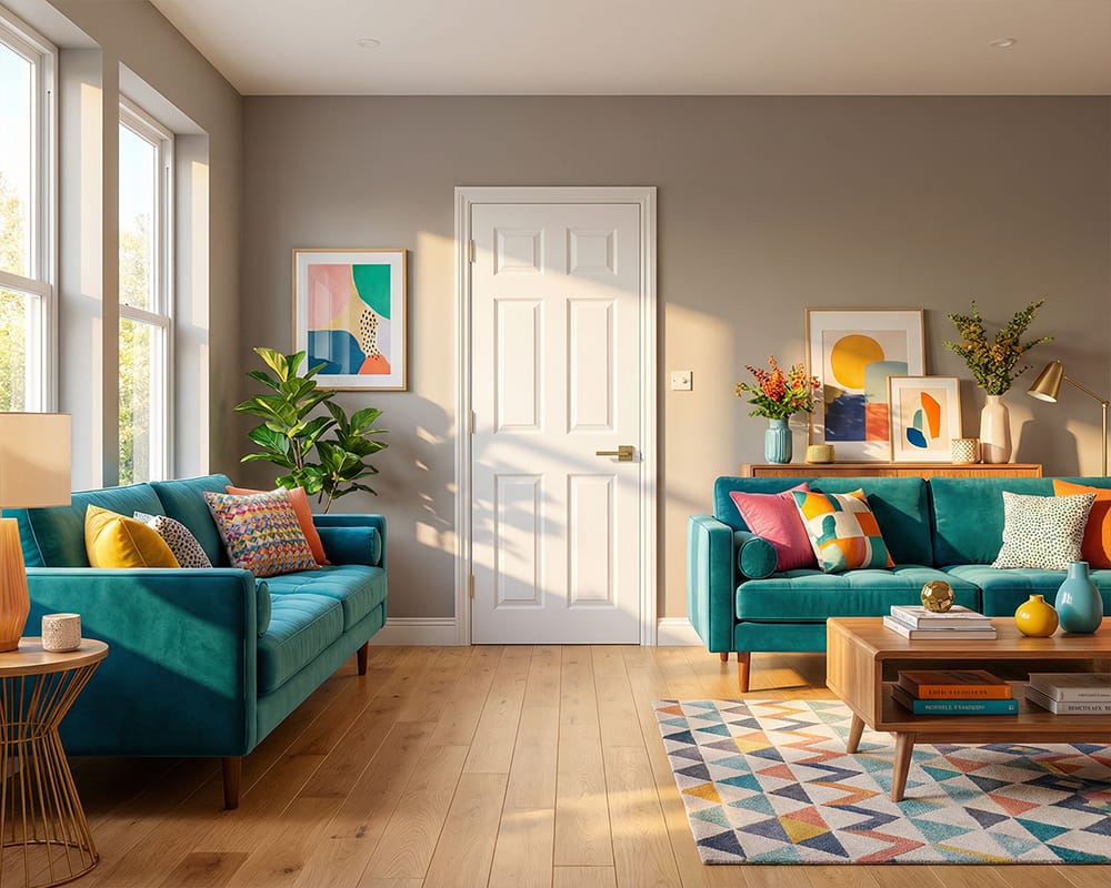 White Moulded Textured 6 Panel Door White Moulded Textured 6 Panel Door