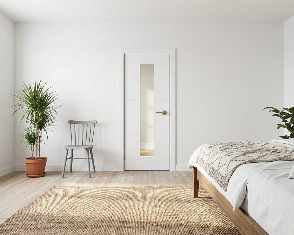 White Primed Santandor Glazed 1 Light Door White Primed Santandor Glazed 1 Light Door