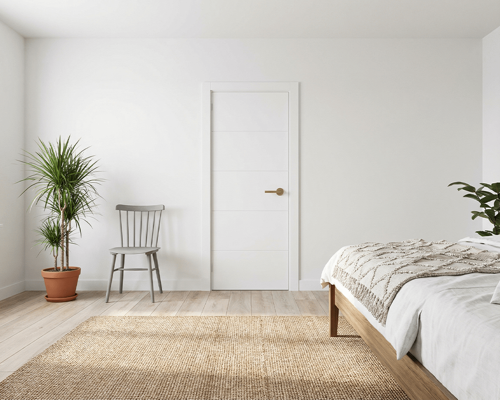 White Primed Santandor Door White Primed Santandor Door