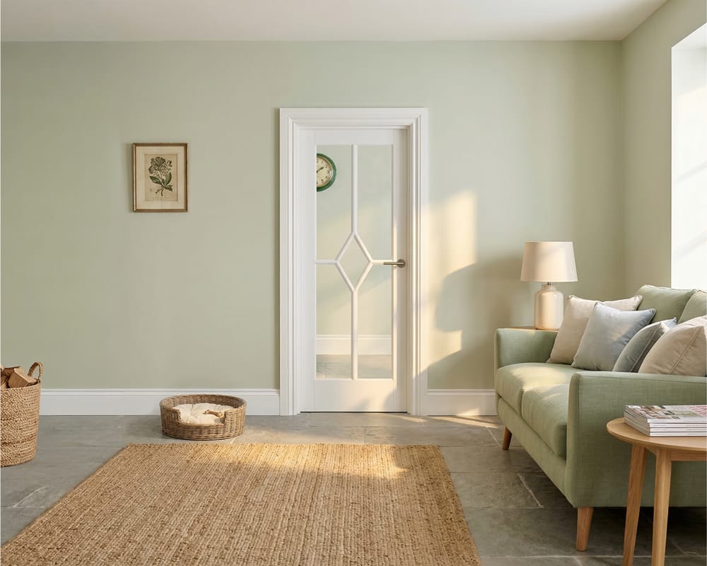 White Reims Glazed Door White Reims Glazed Door