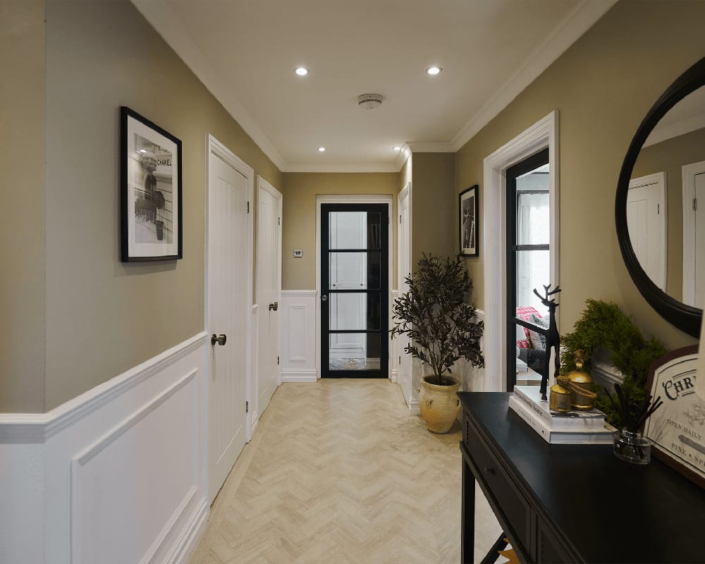 Glazed Black Internal Doors