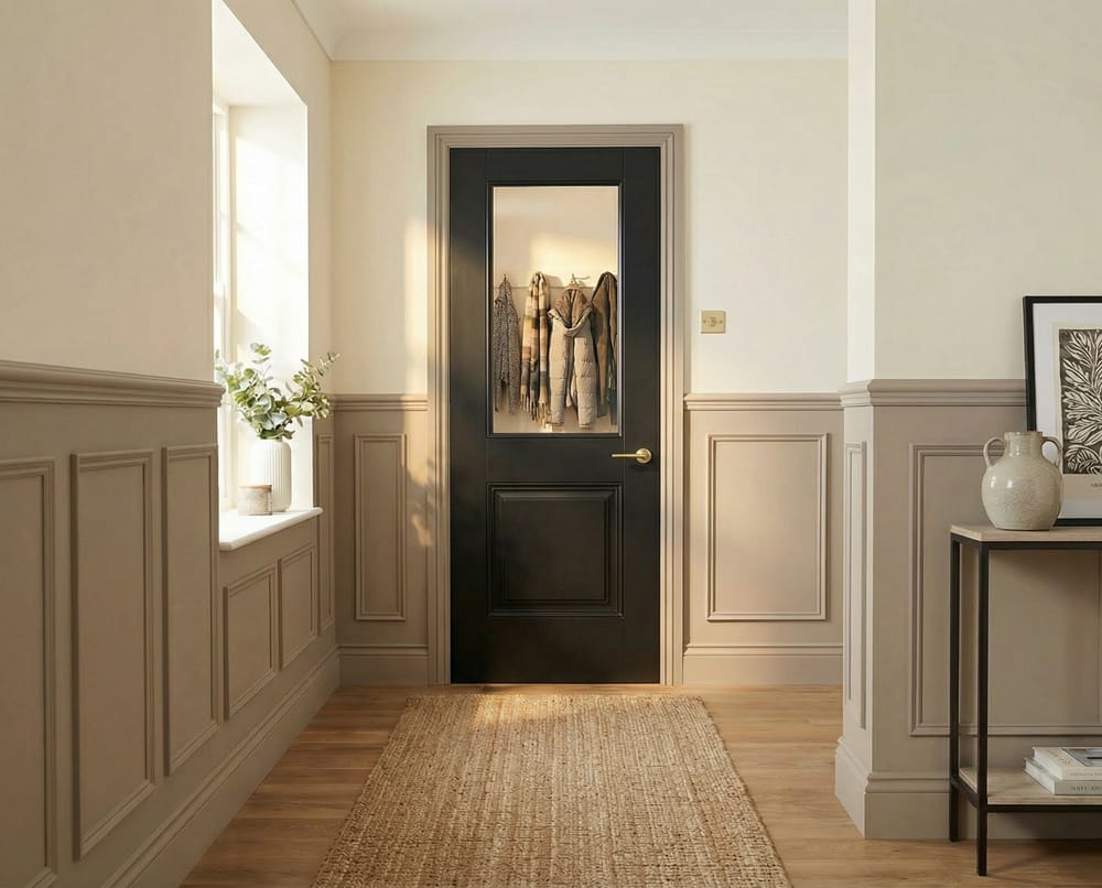 Arnhem Black Glazed 1 Light Door Arnhem Black Glazed 1 Light Door