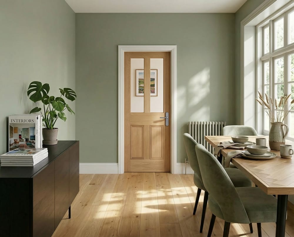 Oak Malton Unglazed 2 Light Door Oak Malton Unglazed 2 Light Door