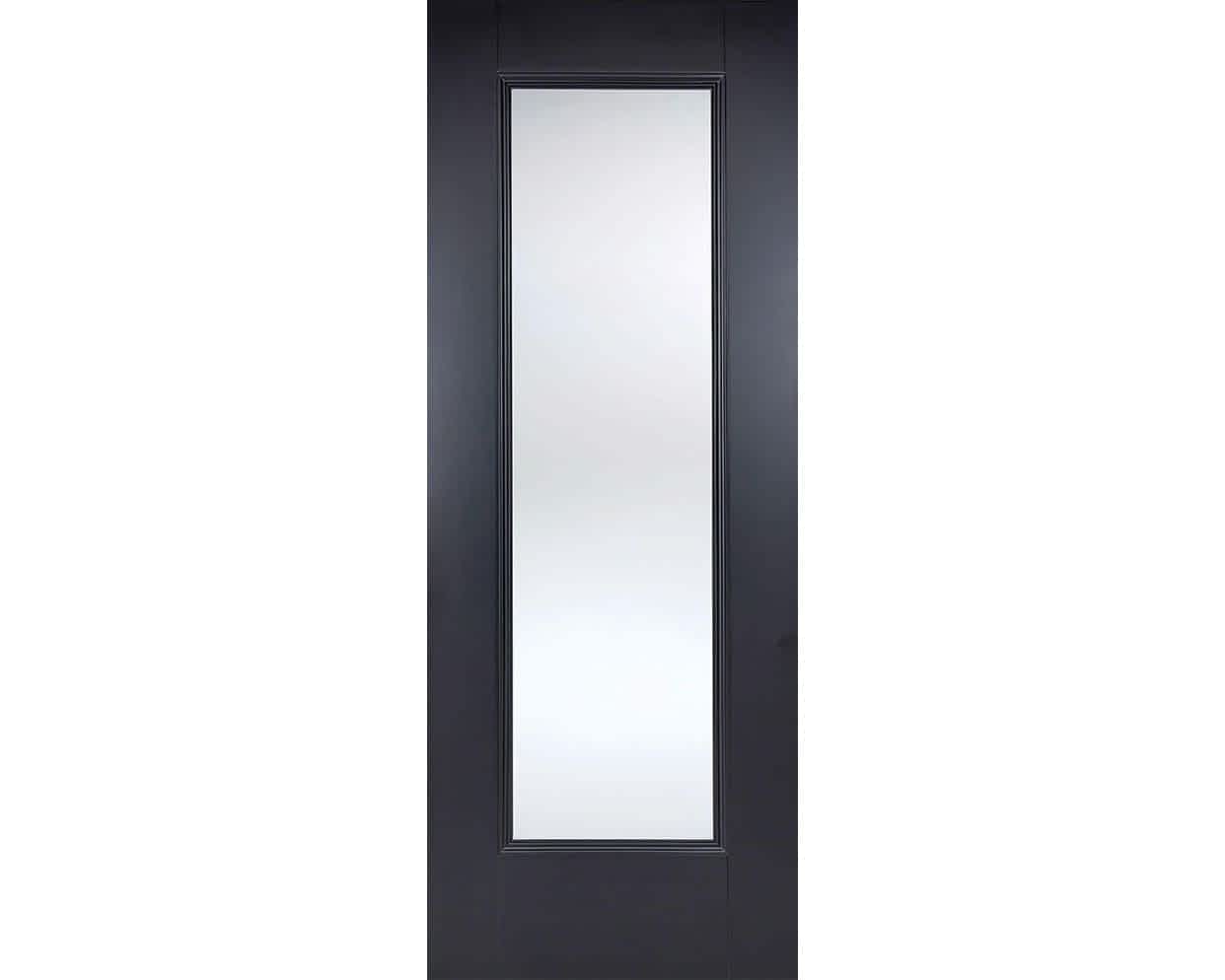 Eindhoven Black Glazed 1 Light Internal Door