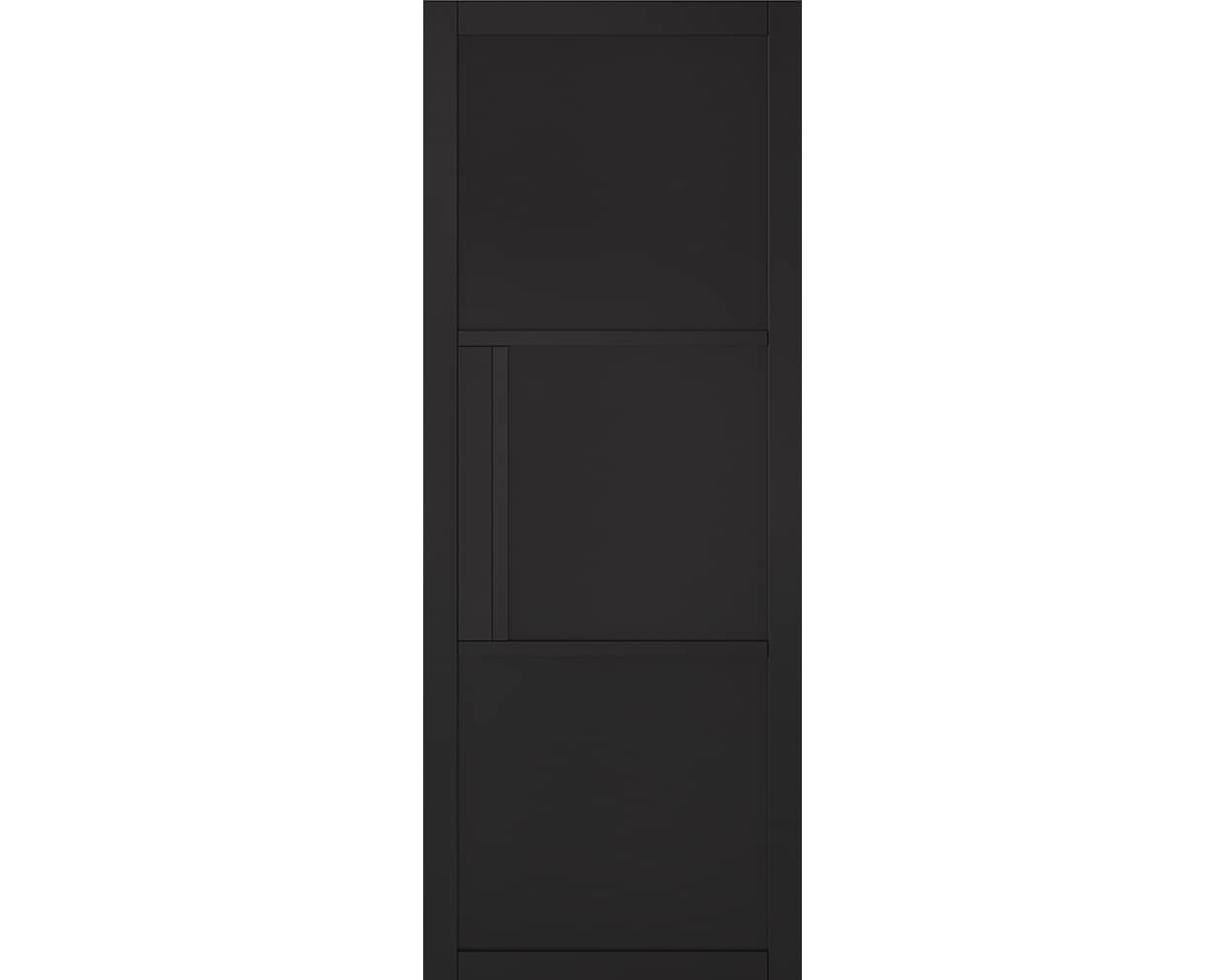 Tribeca Black 3 Panel Door Tribeca Black 3 Panel Door