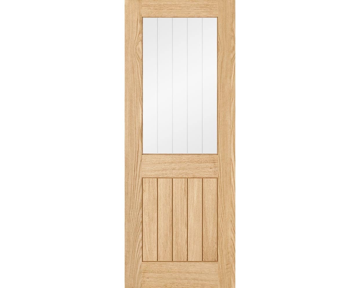 Belize Glazed 1 Light Unfinished Oak Door Belize Glazed 1 Light Unfinished Oak Door