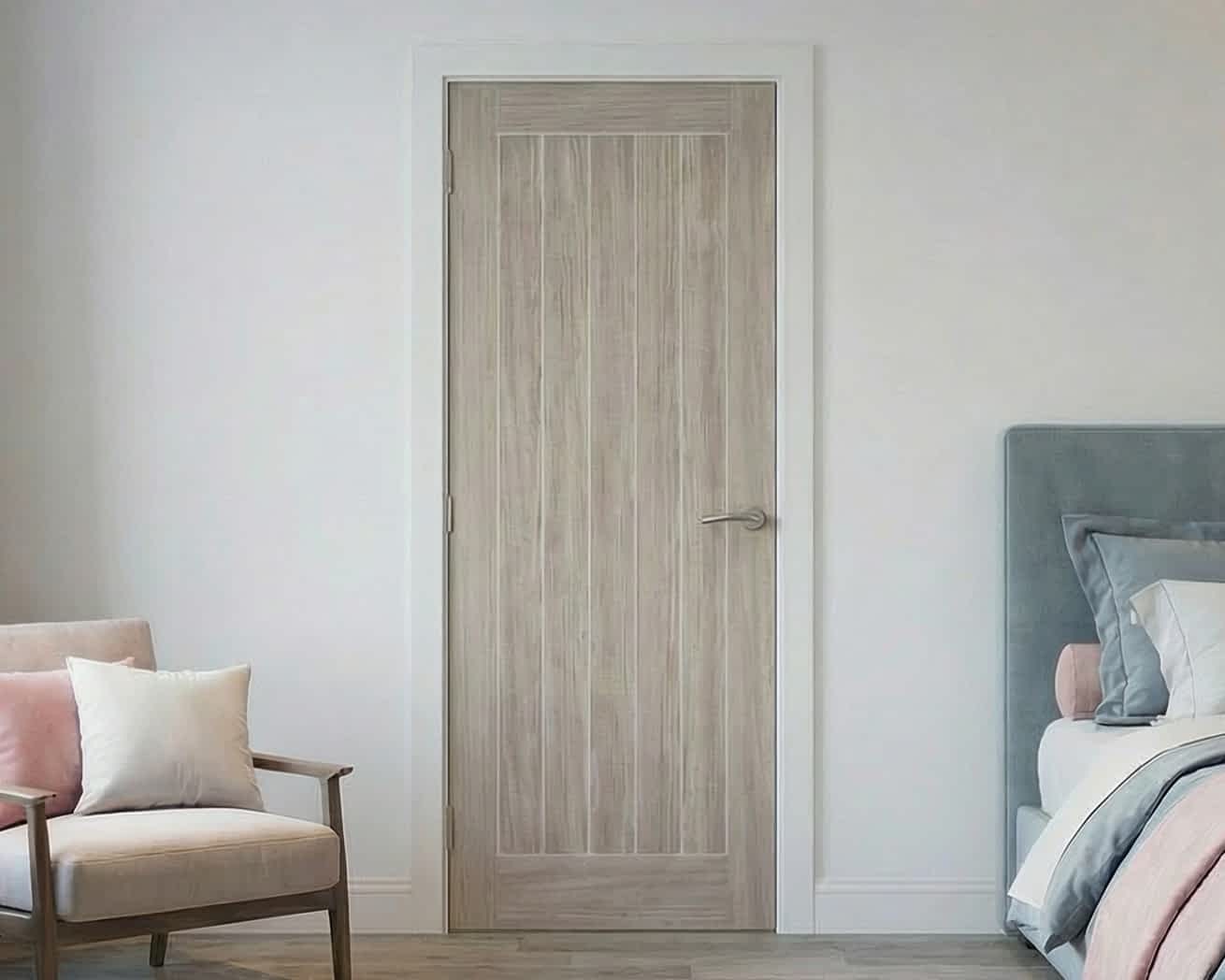 Light Grey Laminated Mexicano Door