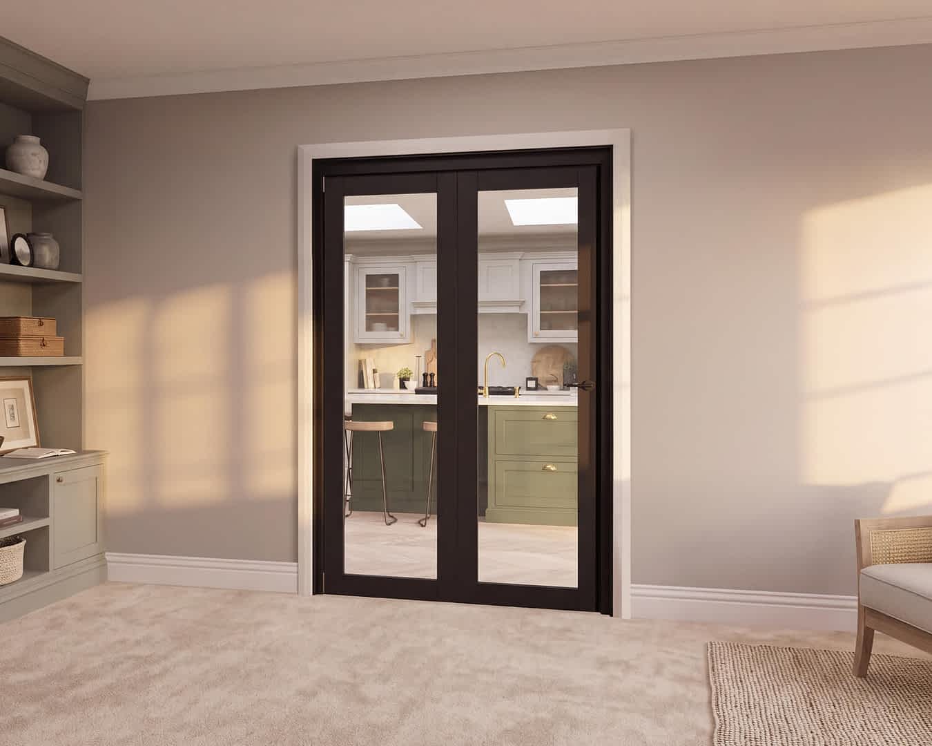 Vision Heritage 1 Light, 2 Door Internal Bifold Doors