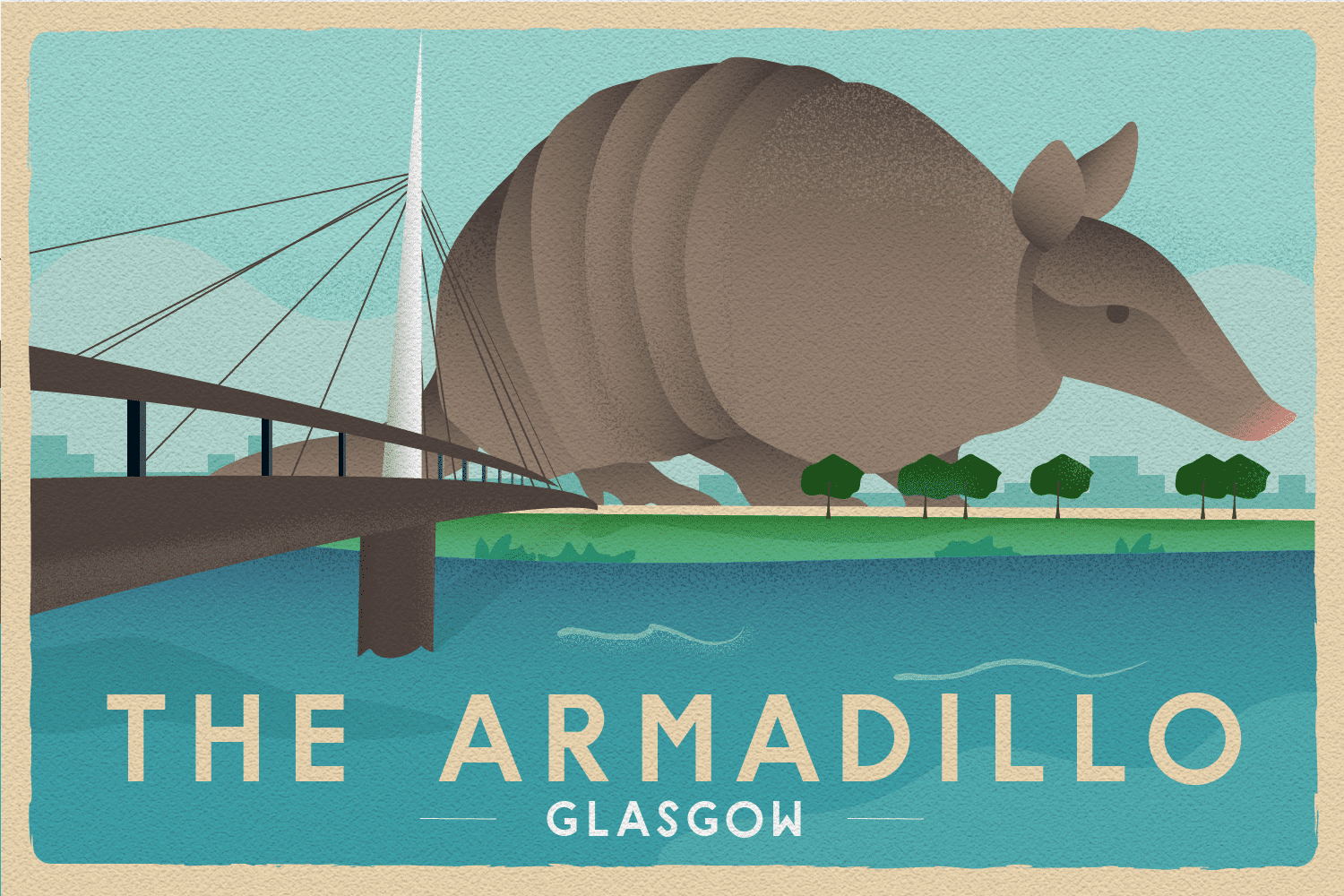 the armadillo glasgow illustrated