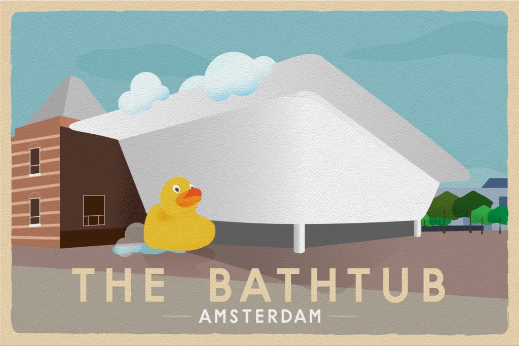 the bathtub amsterdam illustrated