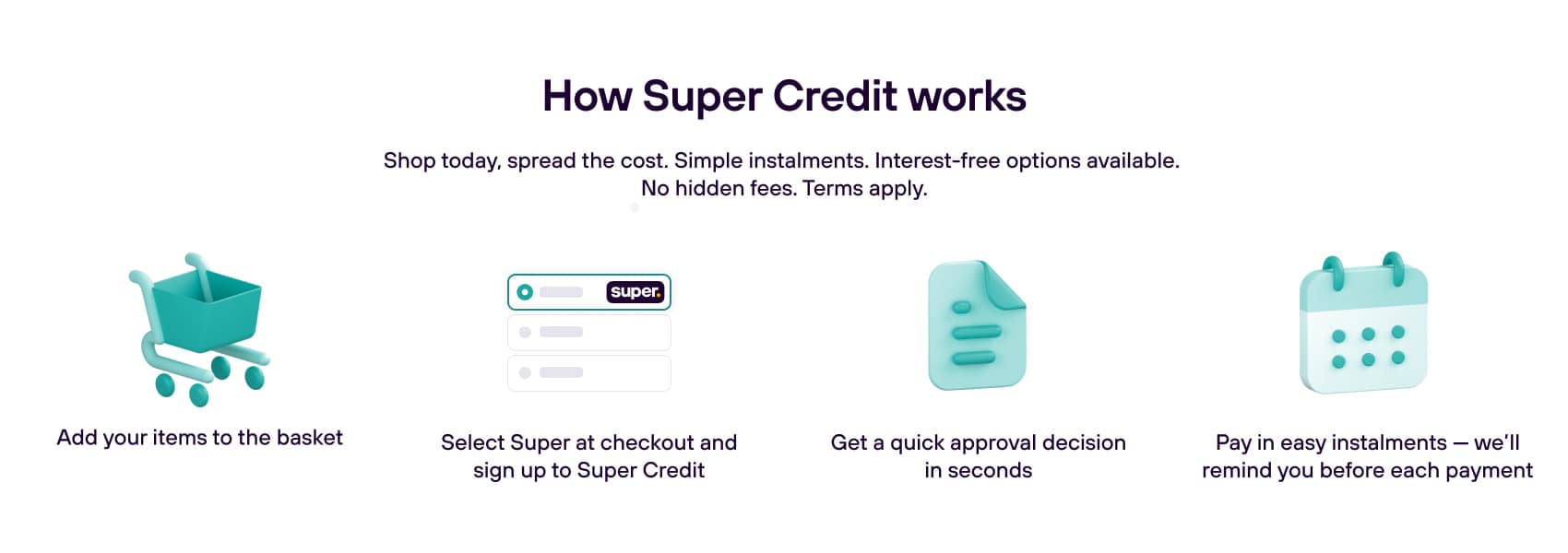 How super credit works
