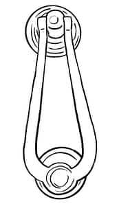 A door knocker