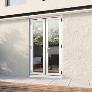 1200mm Revere White French - Closed