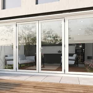 4000mm Revere White French - Closed