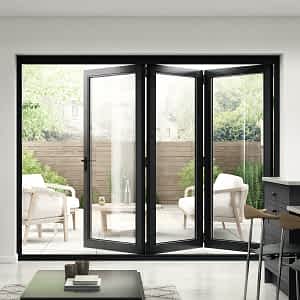 2700mm Revere Black External Bifold Doors