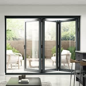 2700mm Revere Grey External Bifold Doors