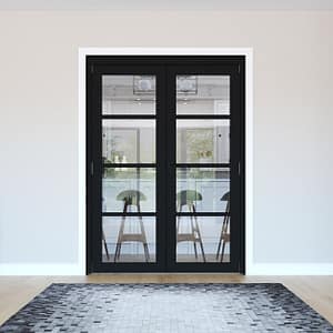 Heritage 4 Light Internal French Doors - Closed
