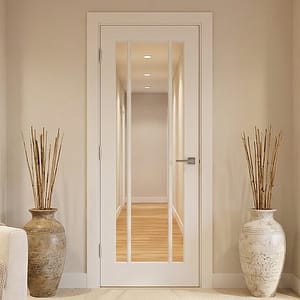 Lincoln White Glazed 3 Light Door