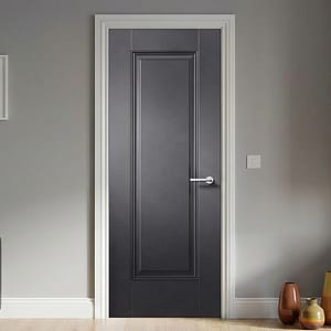 Eindhoven Black 1 Panel Door
