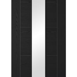 Black Ash Laminated Vancouver Glazed 1 Light Door