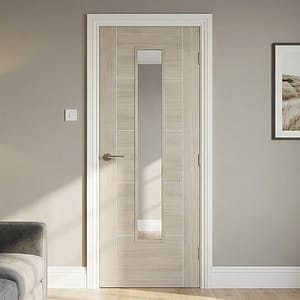 Light Grey Laminated Vancouver Glazed Door