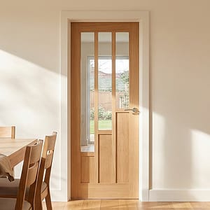 Oak Coventry Glazed 3 Light Door