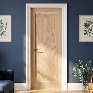 Oak Inlay 1 Panel Door