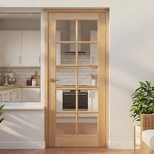 Oak SA Glazed 10 Light Door