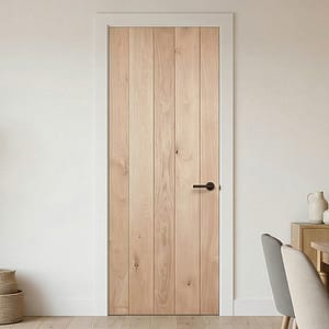 Oak Solid Oak Ledged Door