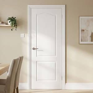 White Moulded Classical 2 Panel Door