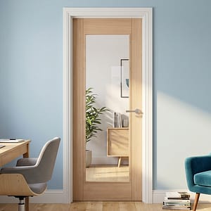 Oak Carini Glazed 1 Light Door