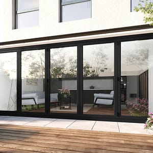 Revere Black External Bifolds 4800mm