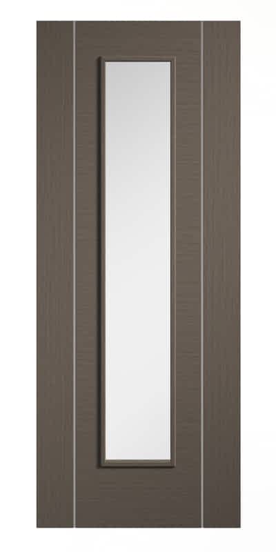 Chocolate Grey Alcaraz Long Light Glazed Door