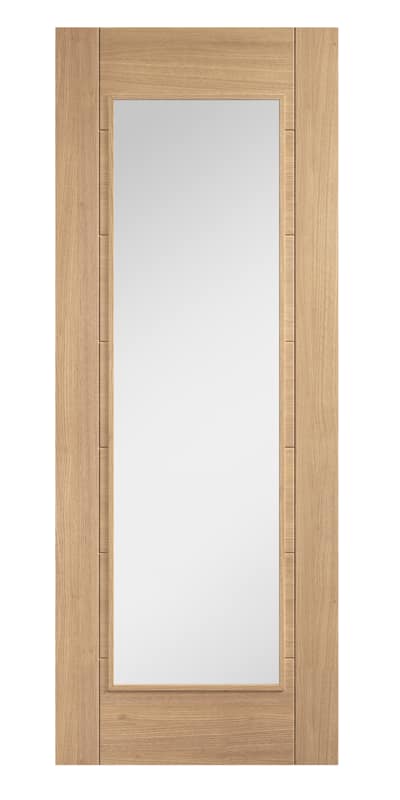 Oak Carini Glazed 1 Light Door Oak Carini Glazed 1 Light Door