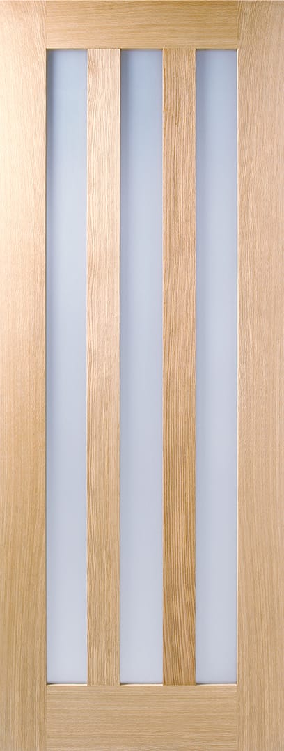 Oak Utah Glazed 3 Light Clear Door Oak Utah Glazed 3 Light Clear Door