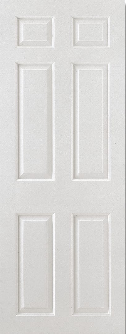 White Moulded Smooth 6 Panel Square Top Door White Moulded Smooth 6 Panel Square Top Door
