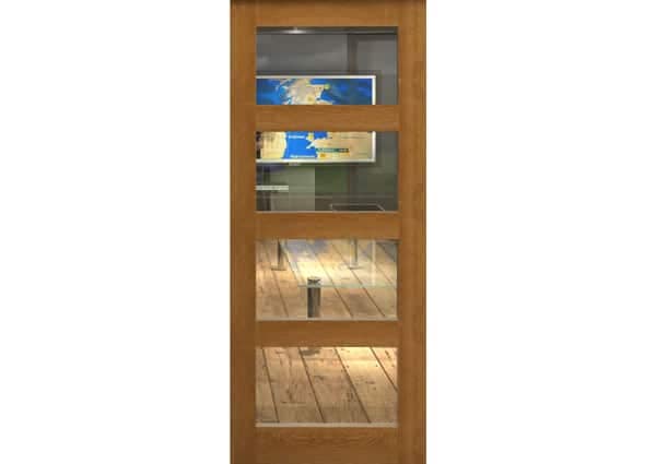 Prefinished Oak Glazed Shaker 4 Light Door Prefinished Oak Glazed Shaker 4 Light Door