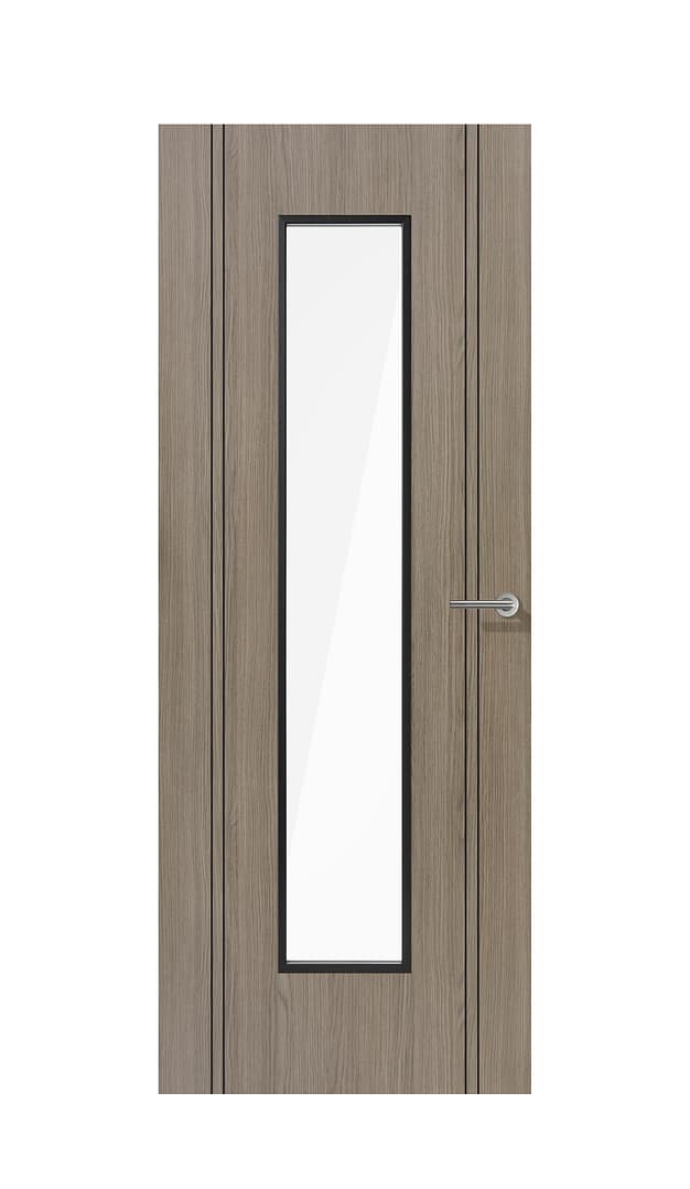 Light Grey Laminate Monaco Glazed Door Light Grey Laminate Monaco Glazed Door