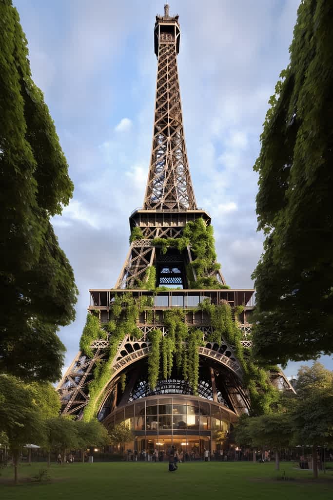 Biophilic Eiffel Tower