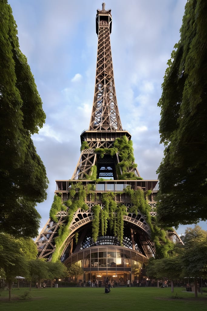Biophilic Eiffel Tower