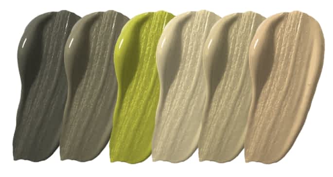 Colours to avoid yellow and murky green