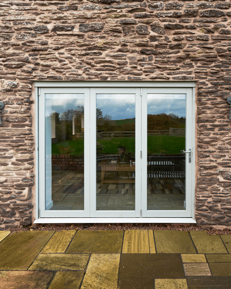 External bifold doors